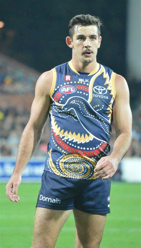 Tex Walker wearing the Indigenous Guernsey last night. He kicked 5 ...