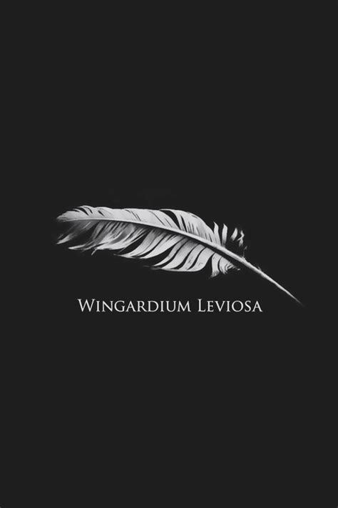 Wingardium Leviosa. Simple and pretty. Wonder if I could just put this ...