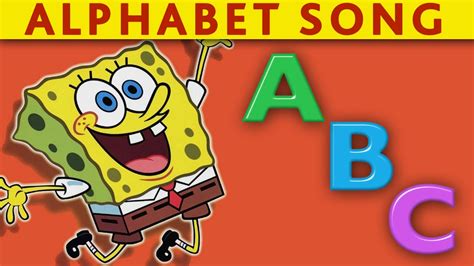 SPONGEBOB SQUAREPANTS ABC Song Alphabet Song ABC Nursery Rhymes ABC ...