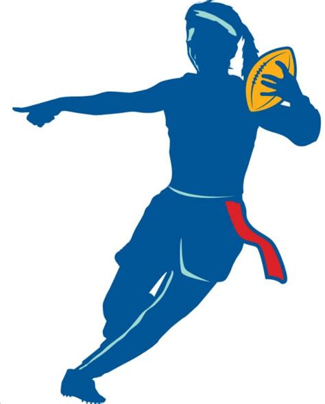 Flag Football Player Clipart, HD Png Download , Transparent Png - Clip ...