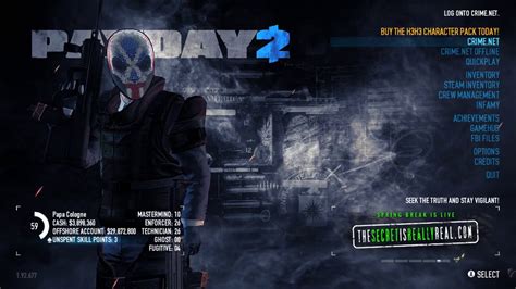 Payday 2 LED Mask by Joy DLC - YouTube