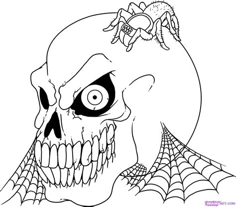 Image detail for -halloween coloring pages: Halloween Skeleton Coloring ...