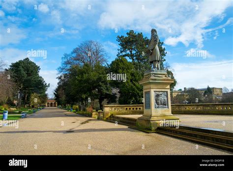 Statue of Titus Salt in Roberts Park, Saltaire, Bradford, Yorkshire ...