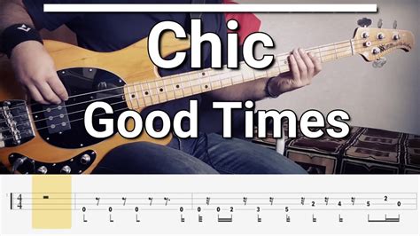 Chic - Good Times/Rapper's Delight (Bass Cover) Tabs - YouTube