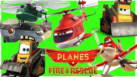 DISNEY PLANES FIRE AND RESCUE 11 NEW CHARACTERS HELICOPTERS ...