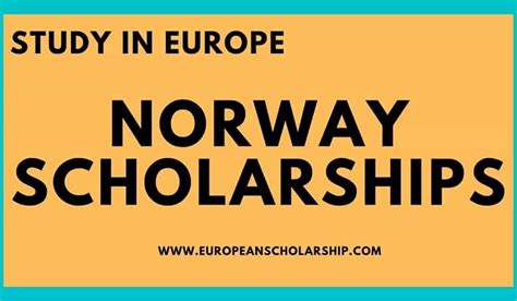 Norway Scholarships 2023-2024 | Fully Funded Application Process ...