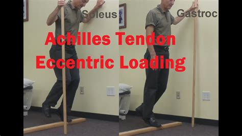 Achilles Eccentric Loading Exercise - YouTube