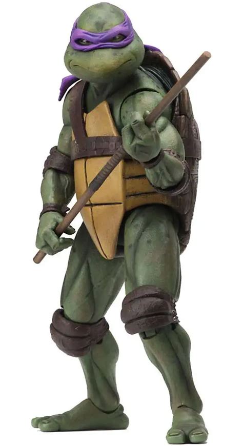 NECA Teenage Mutant Ninja Turtles Donatello 7 Action Figure 1990 Movie ...