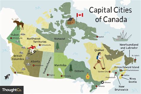 Map Canada Provinces And Capitals – Get Map Update