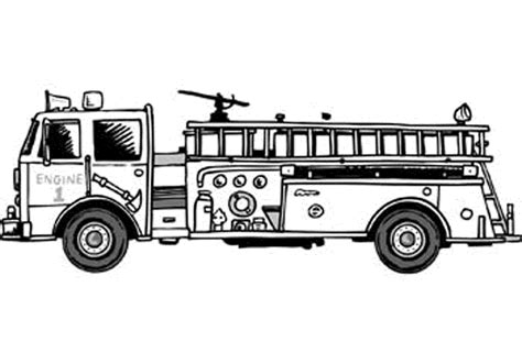 Fire Truck Coloring Pages Printable - Printable Word Searches