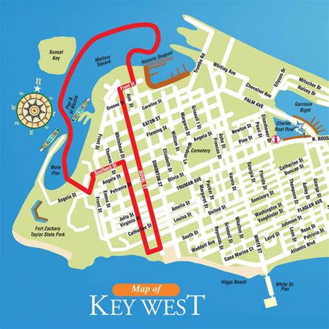 Map Of Hotels In Key West Florida - Printable Maps