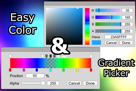 Easy Color & Gradient Picker | 2D GUI | Unity Asset Store