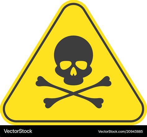 Danger sign Royalty Free Vector Image - VectorStock