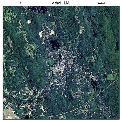 Aerial Photography Map of Athol, MA Massachusetts