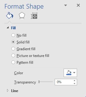 How to change format of diagram shapes in Word - Microsoft Word 2016