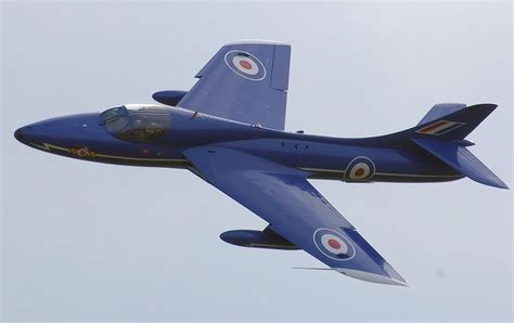 Hawker Hunter T7 blue diamond. An aircraft that very possibly makes a ...