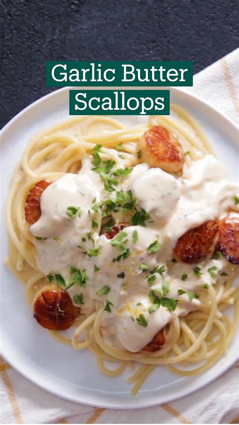 Garlic butter scallops – Artofit