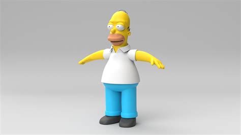 Homer simpson character 3D model - TurboSquid 1562111