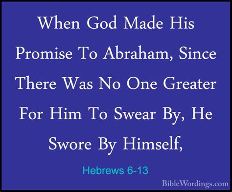 Hebrews 6 - Holy Bible English - BibleWordings.com