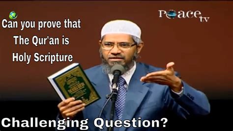 Dr Zakir Naik New Lecture with Challenging Question"The Holy Qur'an is ...