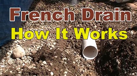 how to build a french drain - Builders Villa