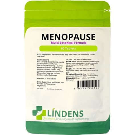 Lindens Menopause Formula Tablets