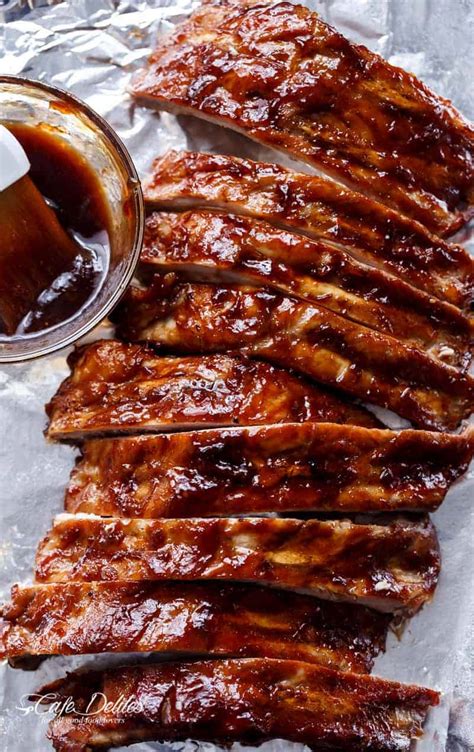 Slow Cooker Barbecue Ribs - Cafe Delites