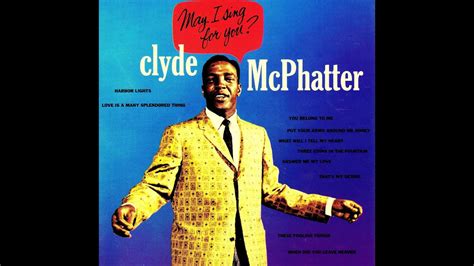 Clyde Mcphatter - You Belong To Me - YouTube