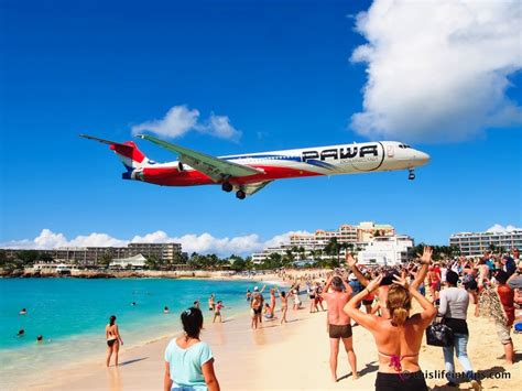 Visiting Maho Beach - St. Maarten's Beach for the AvGeeK