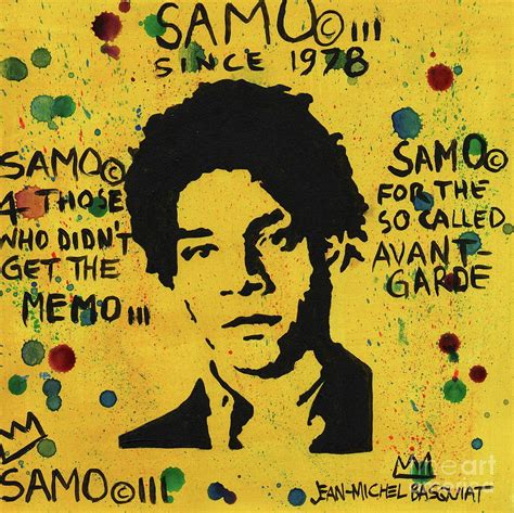 Basquiat Samo Painting by Street Art - Pixels