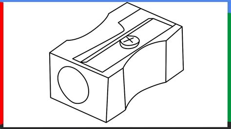 How To Draw A Pencil Sharpener