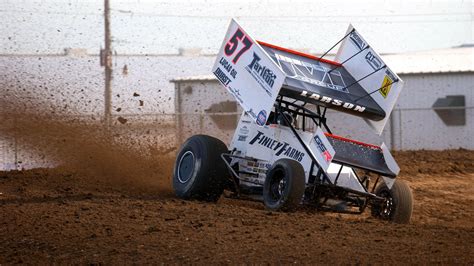 Who owns the #57 sprint car of Kyle Larson?