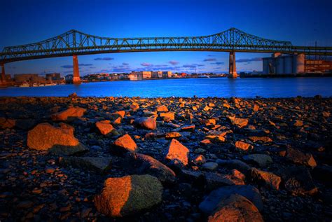 Mystic River Bridge & Boston | Flickr - Photo Sharing!