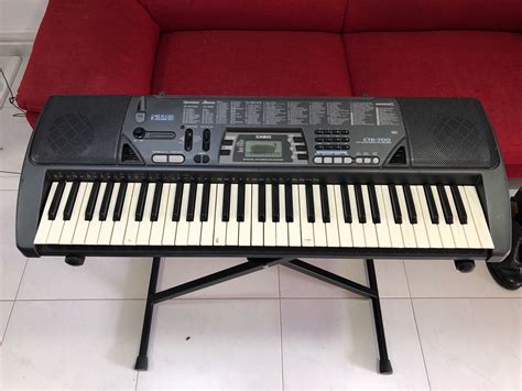 Casio Keyboard CTK-700 plus stand, Hobbies & Toys, Music & Media ...