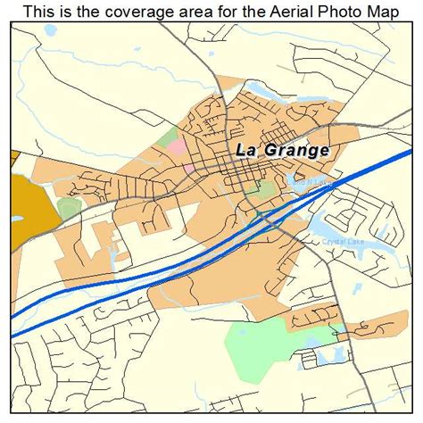 Aerial Photography Map of La Grange, KY Kentucky