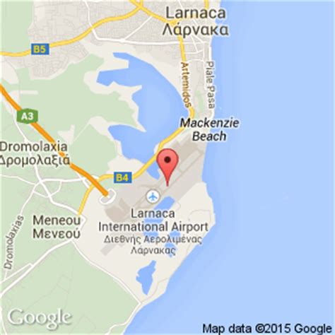 Larnaca Airport Map