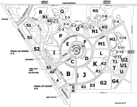 Map of HOUSTON NATIONAL CEMETERY | land that i love | Pinterest ...