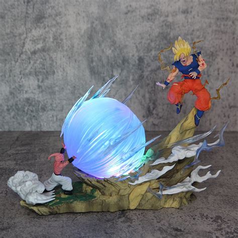 DRAGON BALL FINAL BATTLE Spirit Bomb BLAST Goku VS Kid Buu LED PVC ...