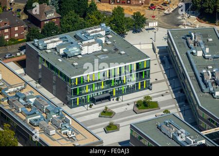 Aerial view, Rhine-Waal University of Applied Sciences, campus, Kamp ...