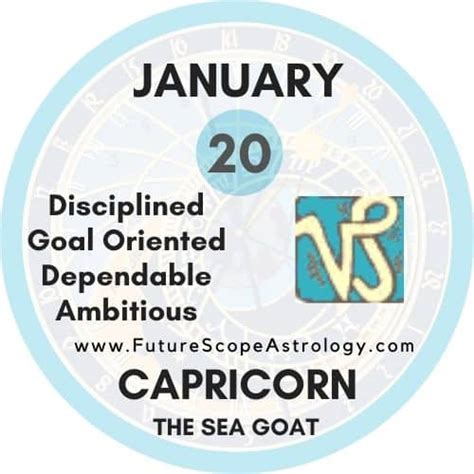 January 20 Zodiac Sign (Capricorn) Birthday: Personality, Zodiac Sign ...