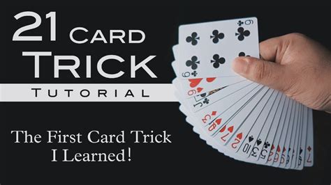 21 Card Trick Tutorial | Beginner+ Advanced Version | First Card Trick ...