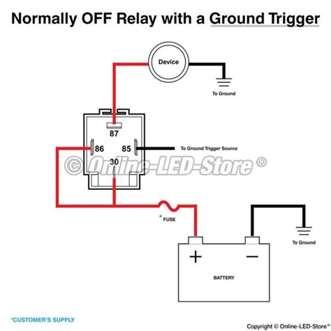 12v 4 Pin Relay Wiring