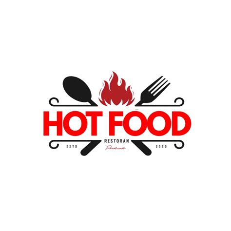 Copy of HOT FOOD LOGO | PosterMyWall