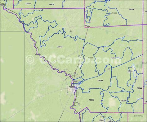 Laredo Zip Code Map – Map Vector