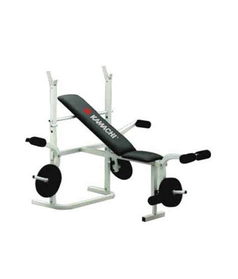 Gofitindia 100 kg weight + bench + 2 Barbells + 2 dumbbell rods ...