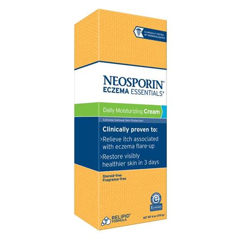 Amazon.com: Neosporin Essentials Eczema Daily Moisturizing Cream, 6 ...