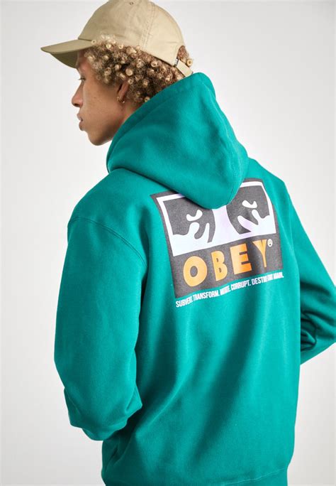 Obey Clothing OBEY SUBVERT - Sweatshirt - adventure green/dunkelgrün ...