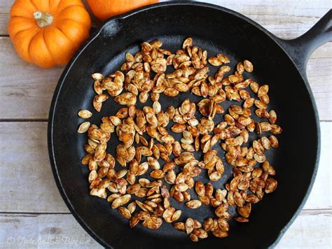 Sweet and Savory Roasted Pumpkin Seeds – O Taste and See