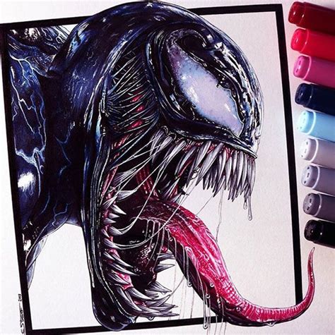 Venom Cartoon Tattoo - Viraltattoo