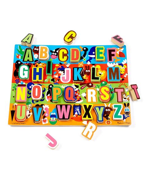 Look at this #zulilyfind! Melissa & Doug Jumbo ABC Chunky Puzzle by ...